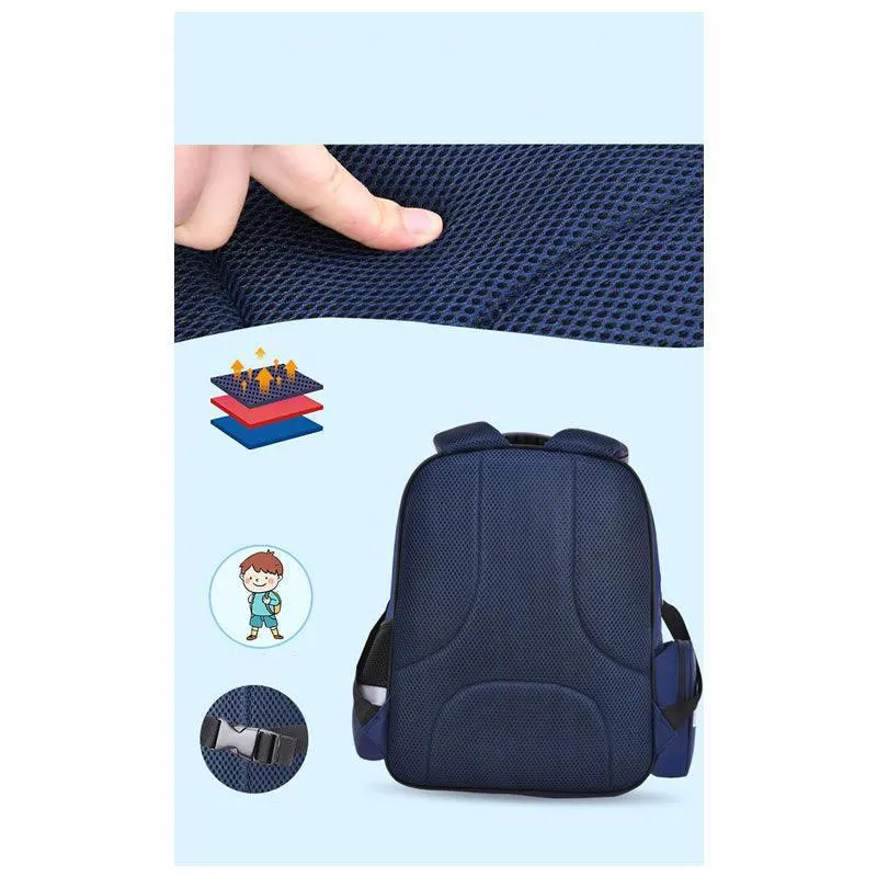 42cm Space Astronaut Children's School Backpacks MD-35 BLACK AND NAVY BLUE