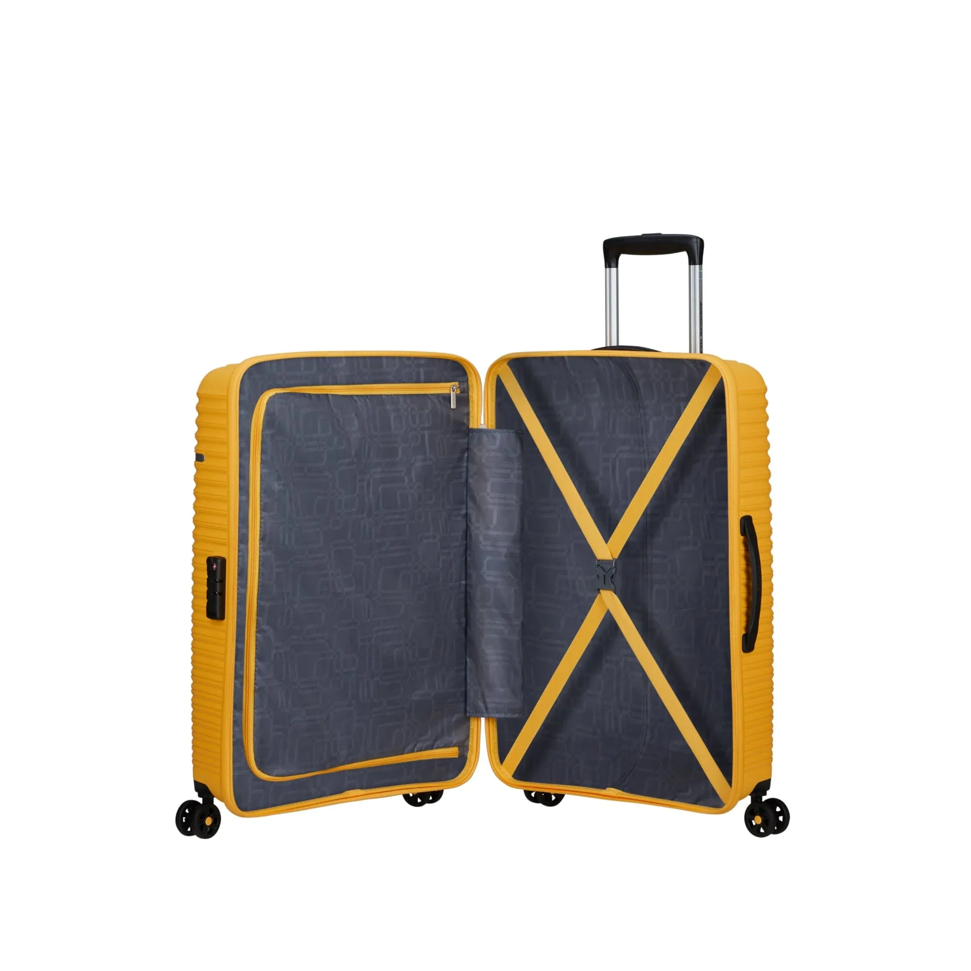 American Tourister Liftoff suitcase 67cm in yellow