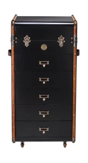 Authentic Models Stateroom Drawers Black, Large