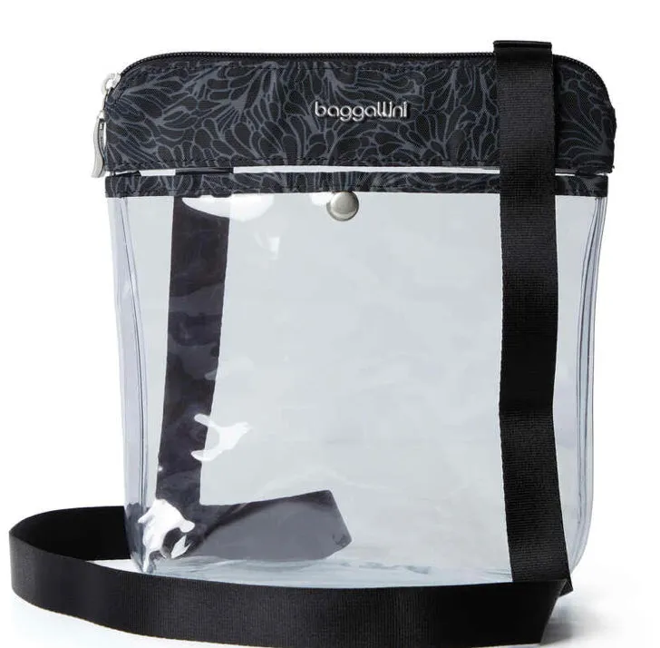 Baggallini Clear Pocket Crossbody Stadium Bag