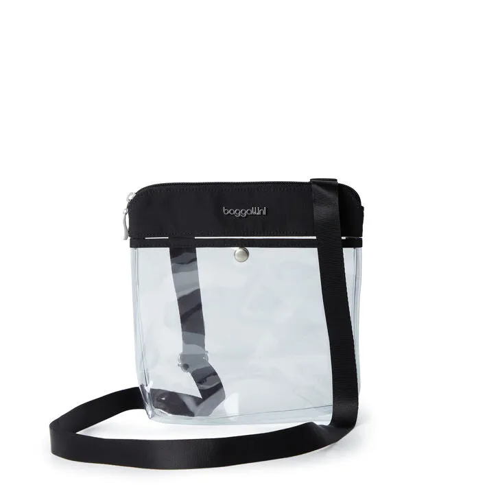 Baggallini Clear Pocket Crossbody Stadium Bag