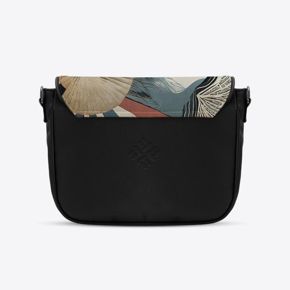 Black Messenger Crossbody Queen