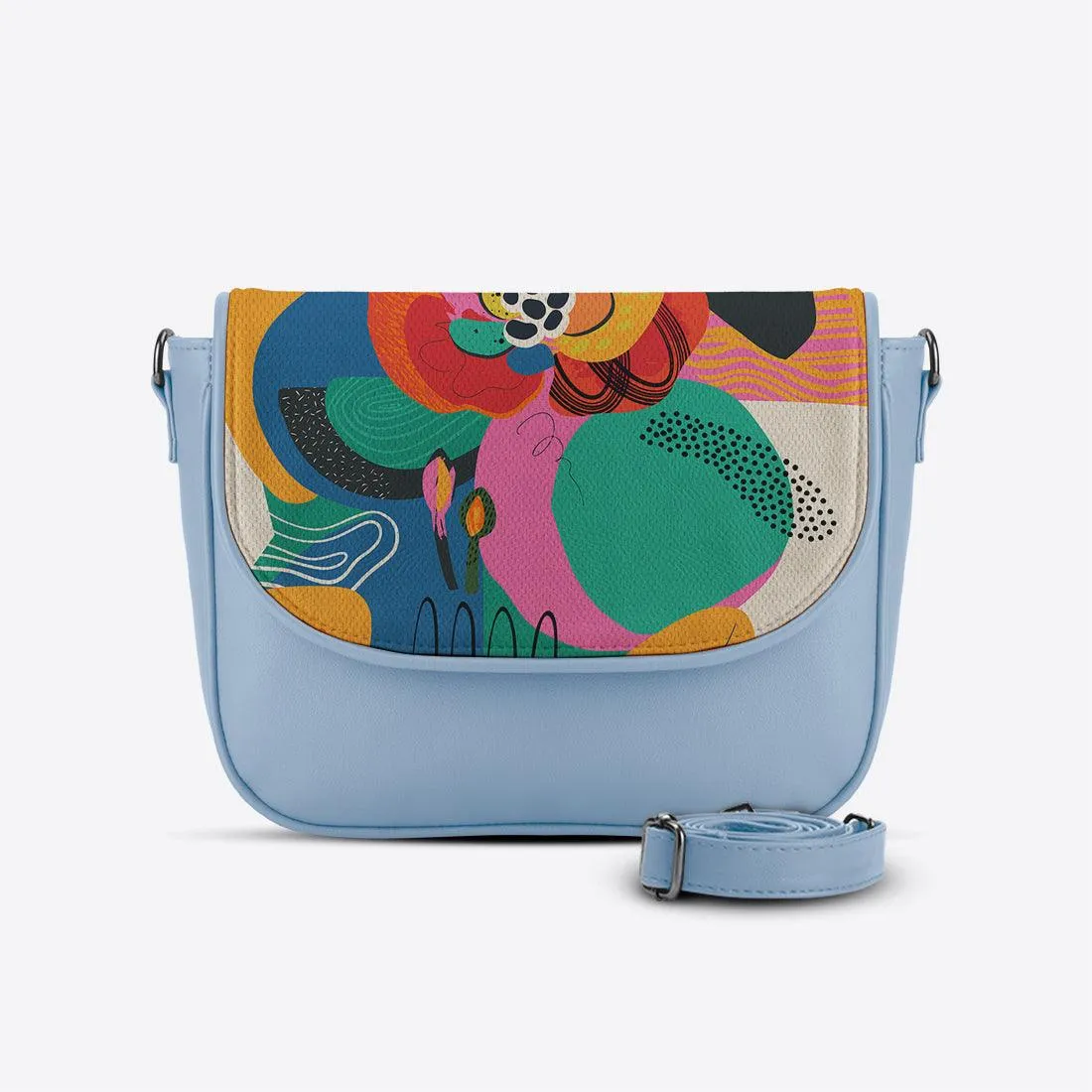 Blue Messenger Crossbody Art