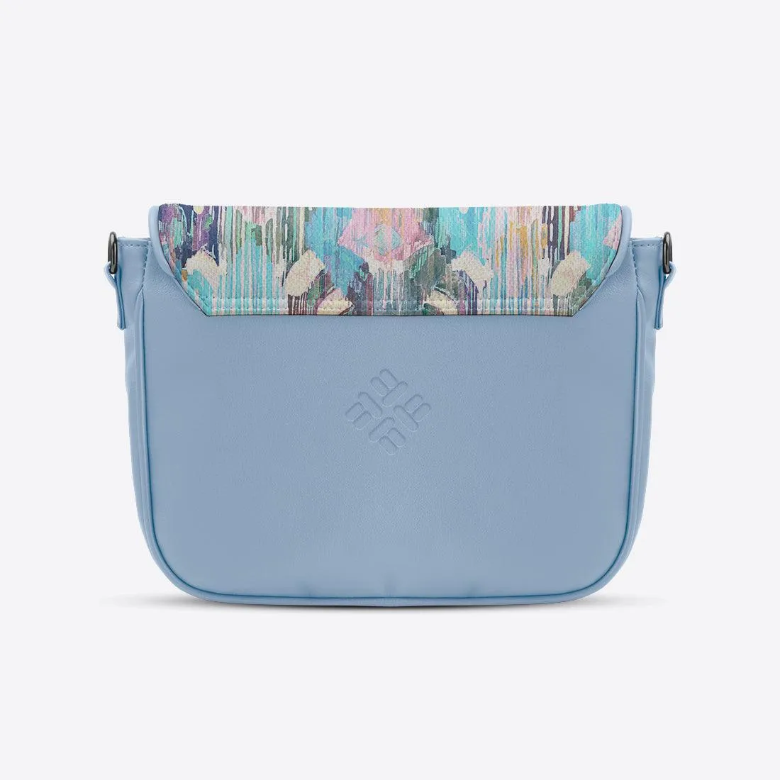 Blue Messenger Crossbody Vibrant purple