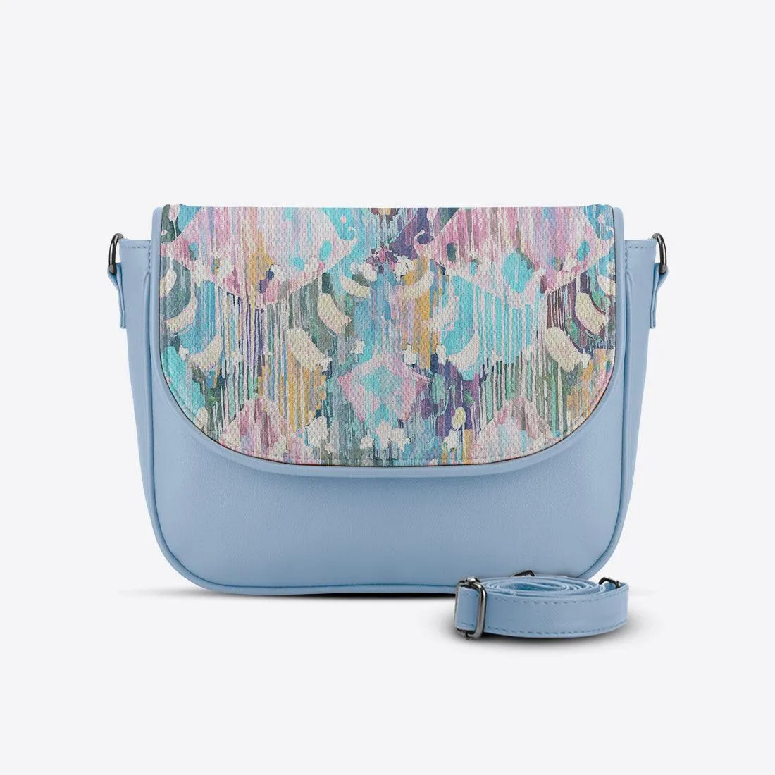 Blue Messenger Crossbody Vibrant purple