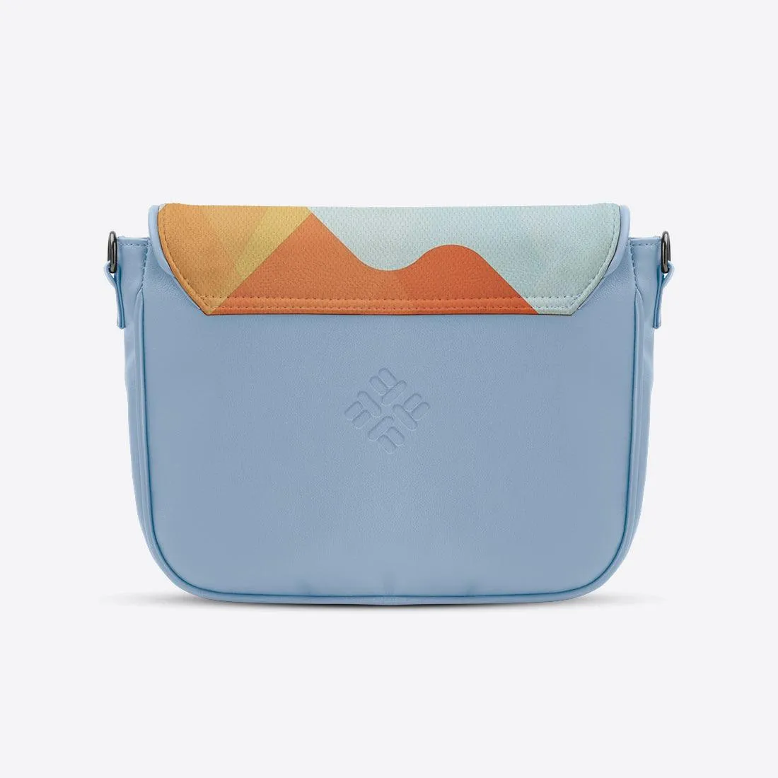 Blue Messenger Crossbody Wavy