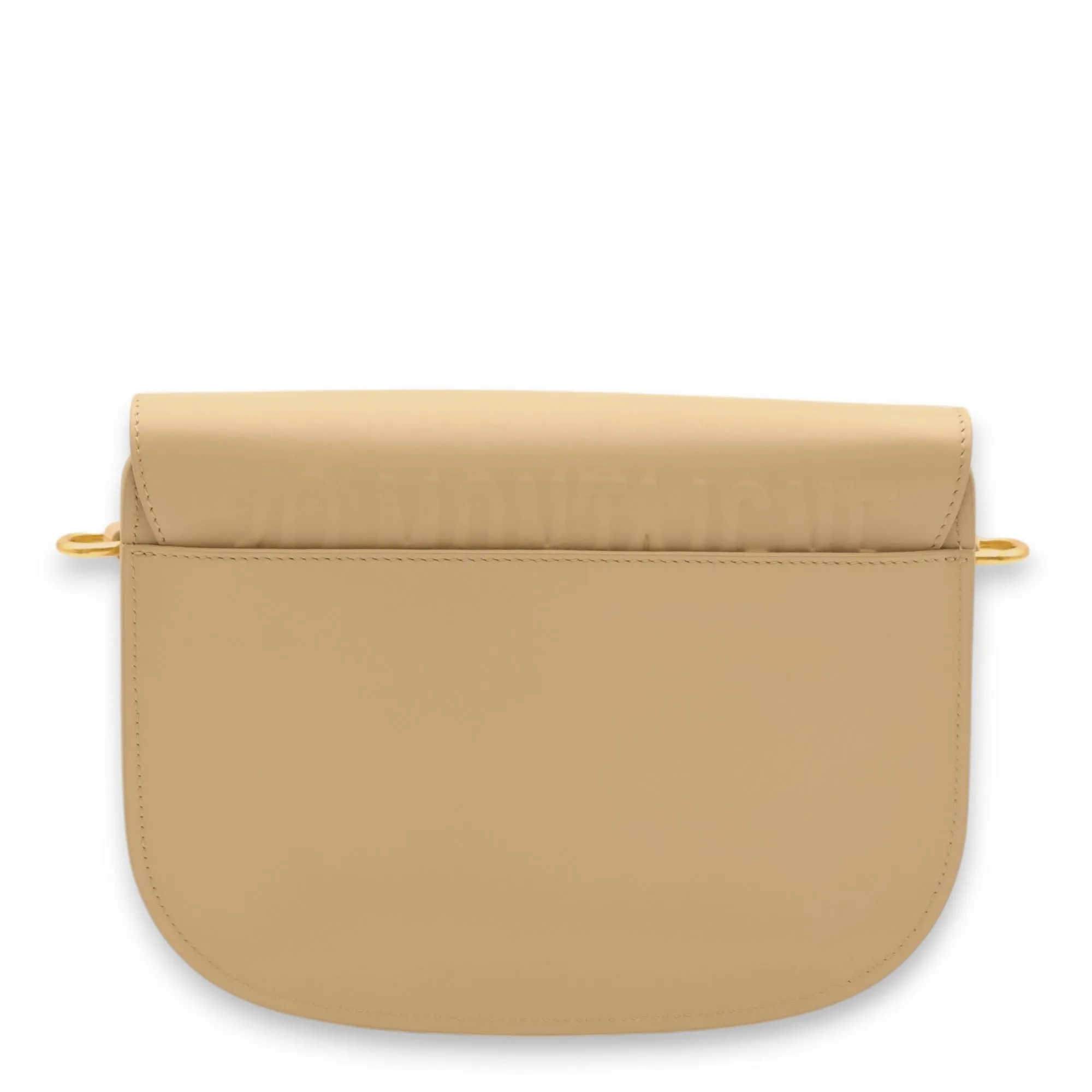 Bobby Medium Beige Crossbody Bag in Calfskin, Gold hardware