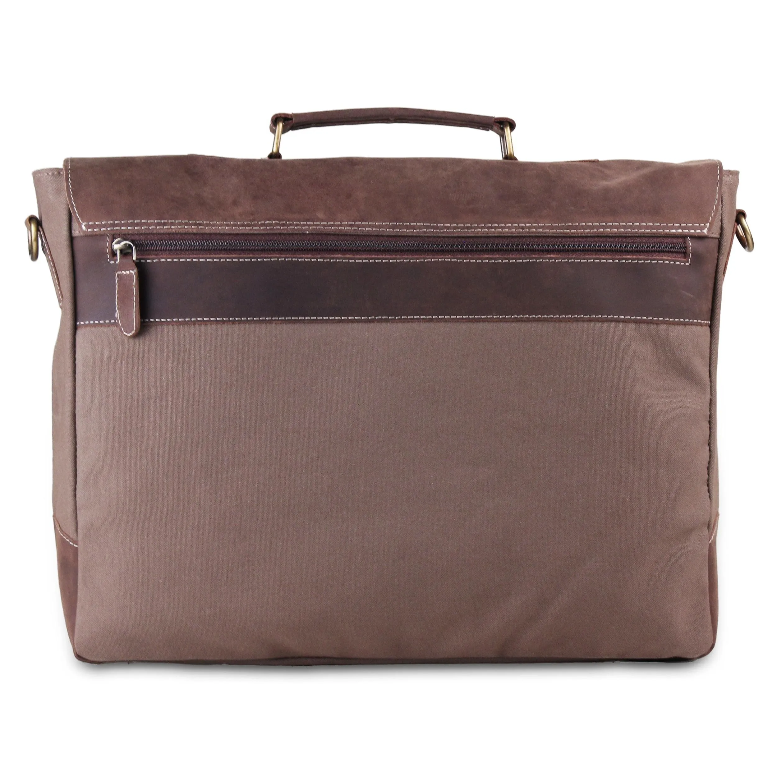 Brown Briefcase Laptop Bag