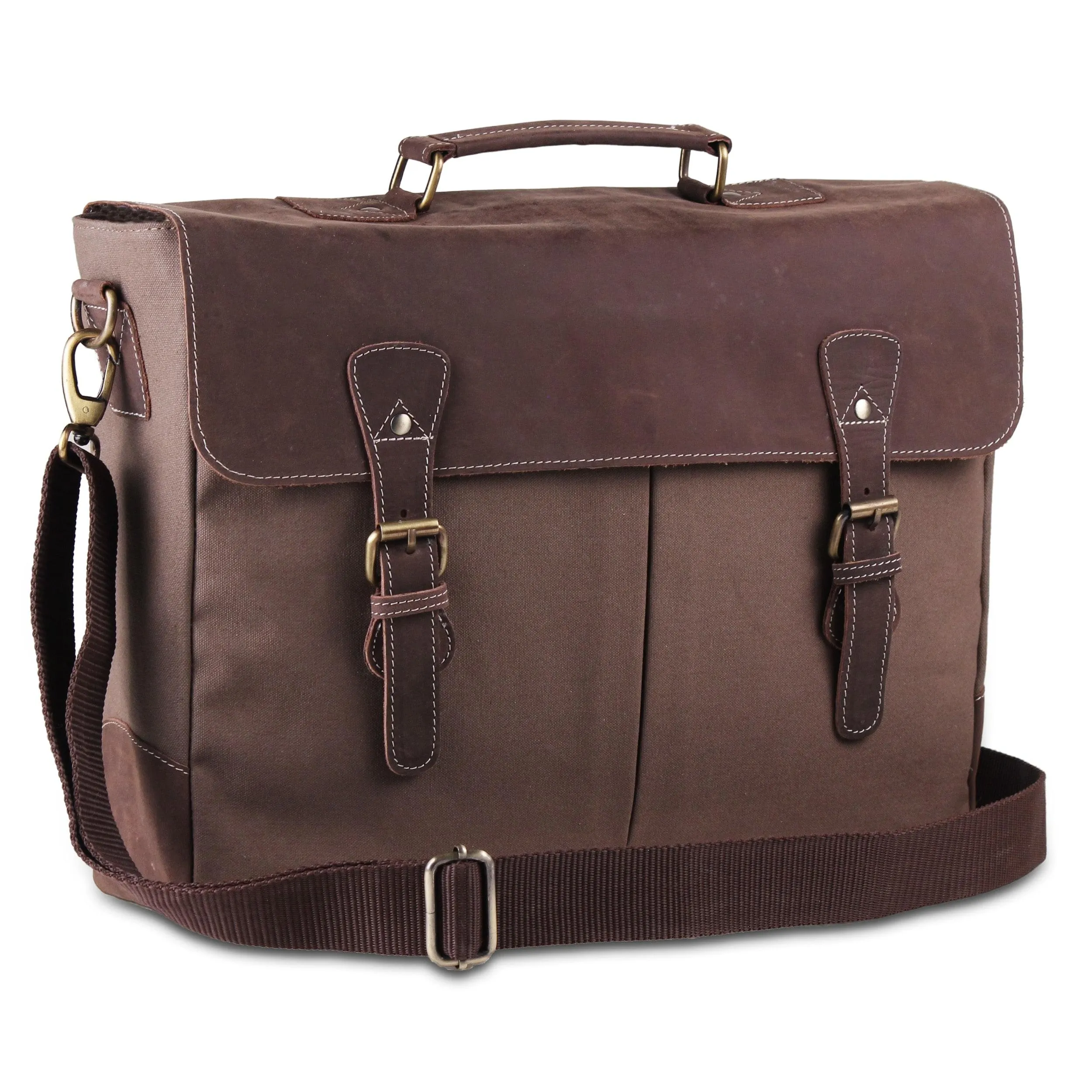 Brown Briefcase Laptop Bag