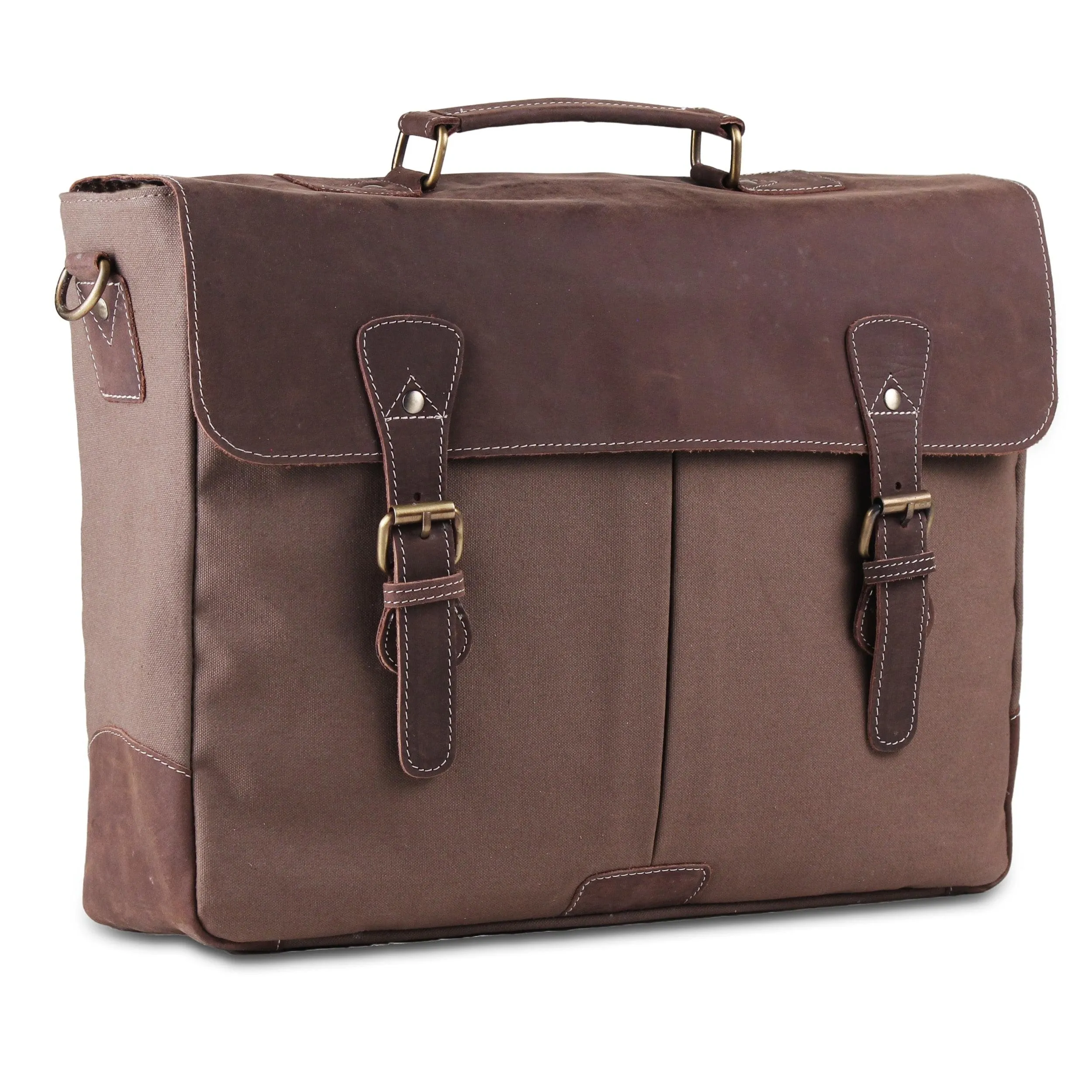 Brown Briefcase Laptop Bag