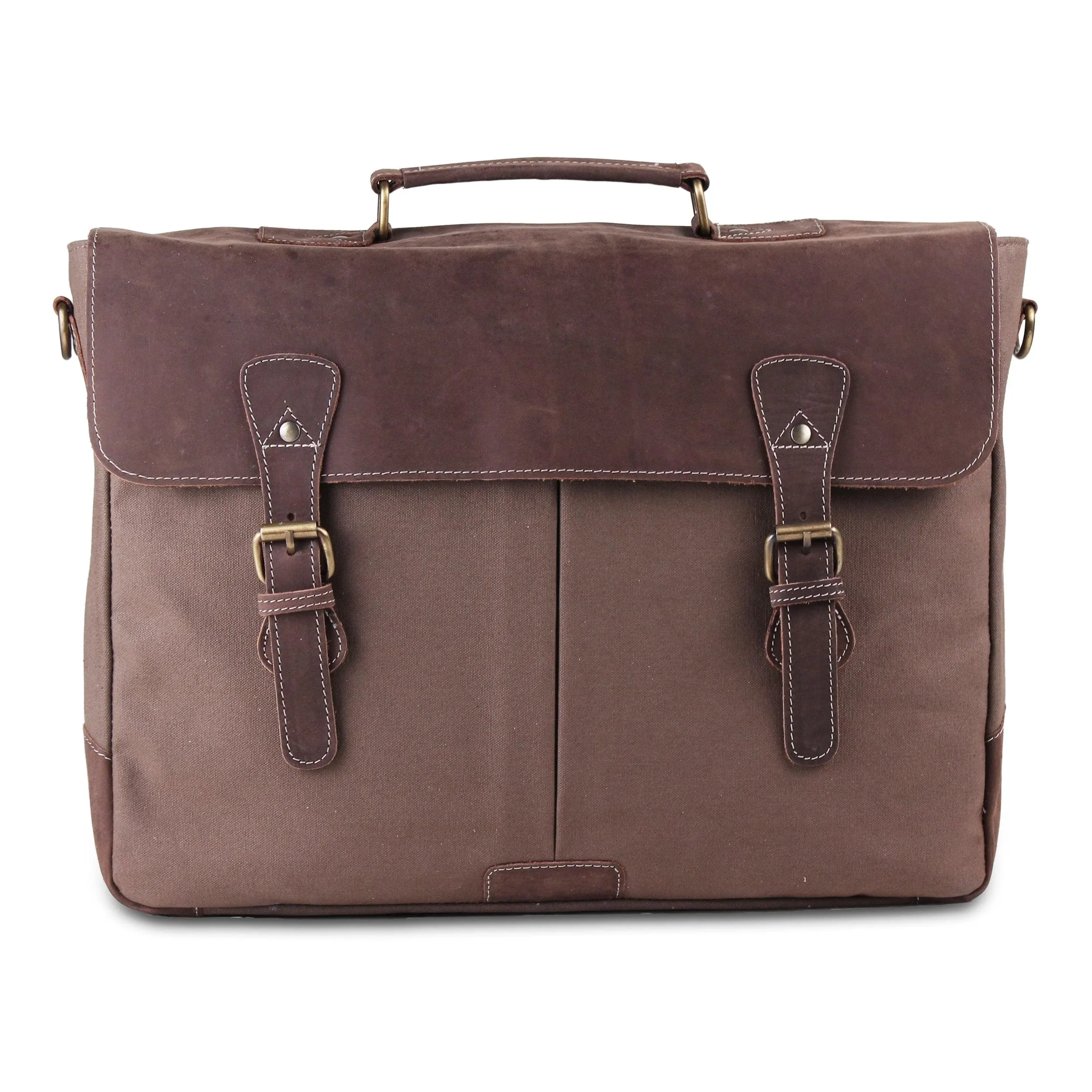 Brown Briefcase Laptop Bag