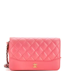 CHANEL Gabrielle Wallet on Chain Quilted Aged Calfskin