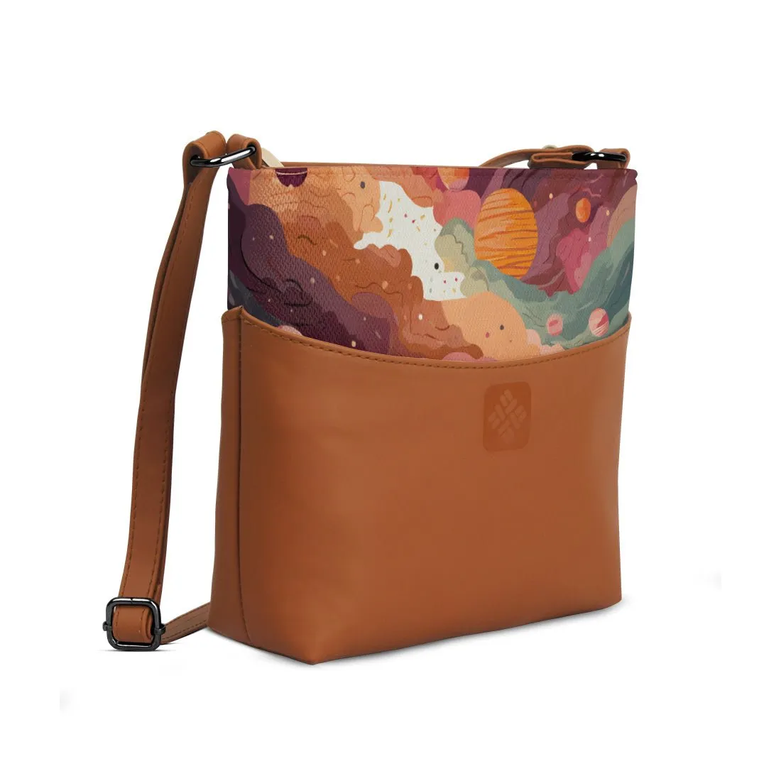 Chic Essentials Crossbody Wavy Sky