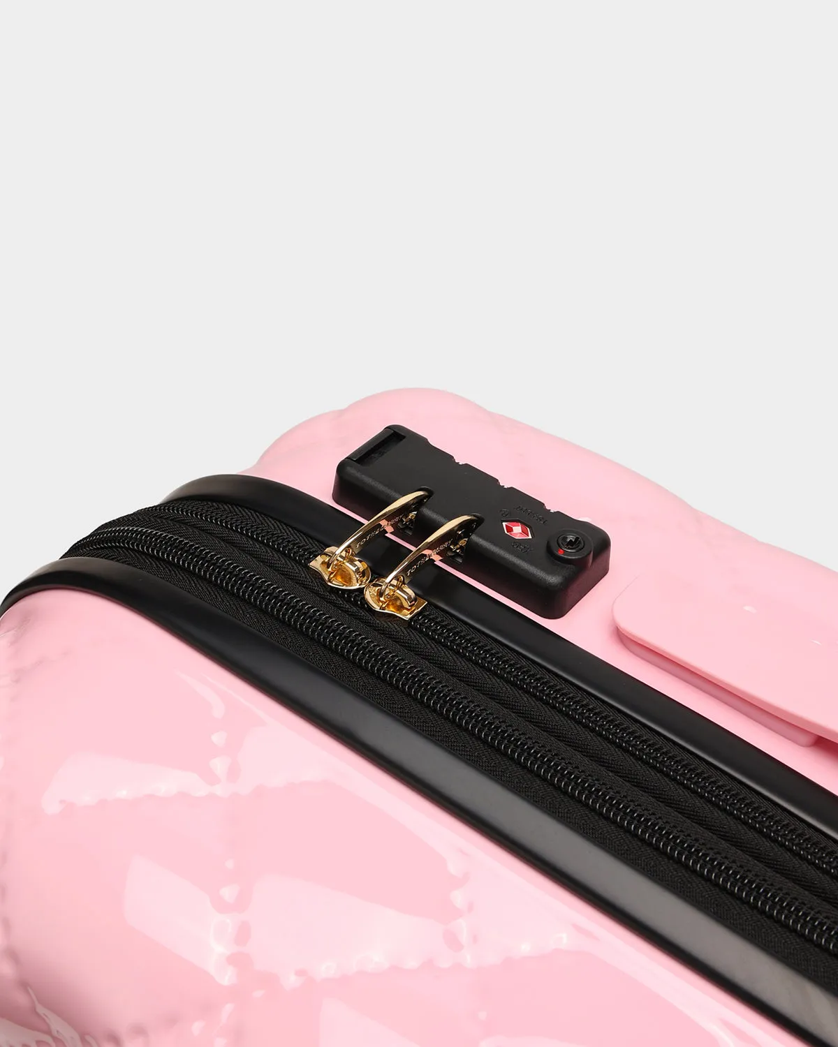 Diamond 3 Piece Luggage Set in Pink