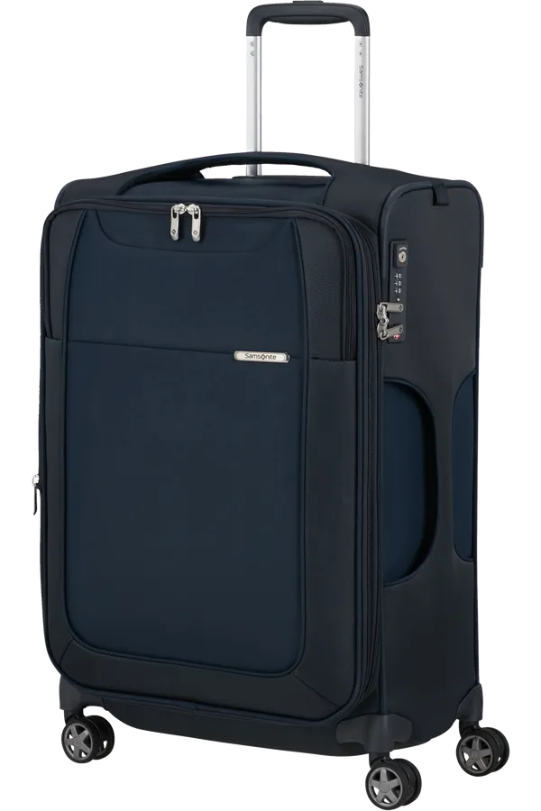 D'LITE 63cm Spinner Expandable (4 wheels) - Midnight Blue