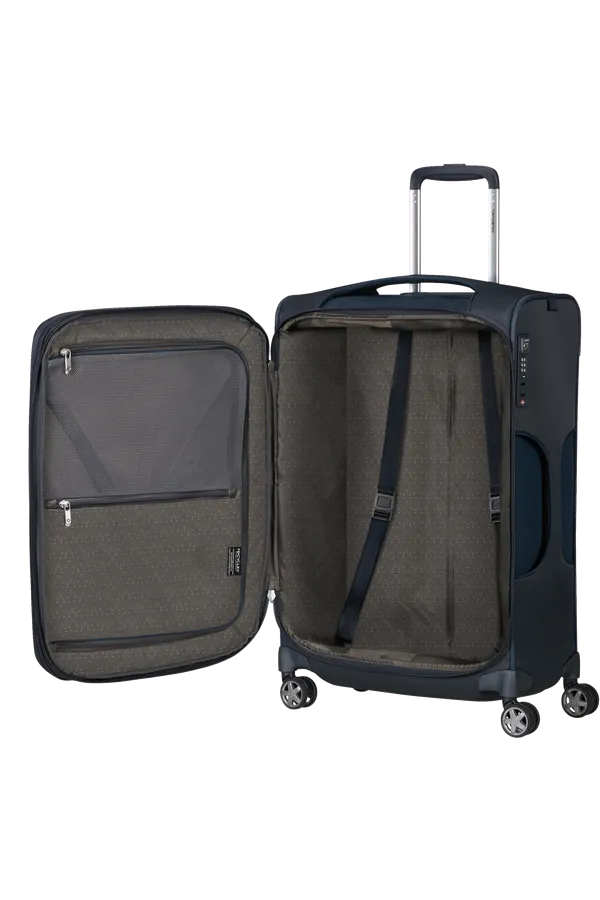 D'LITE 63cm Spinner Expandable (4 wheels) - Midnight Blue