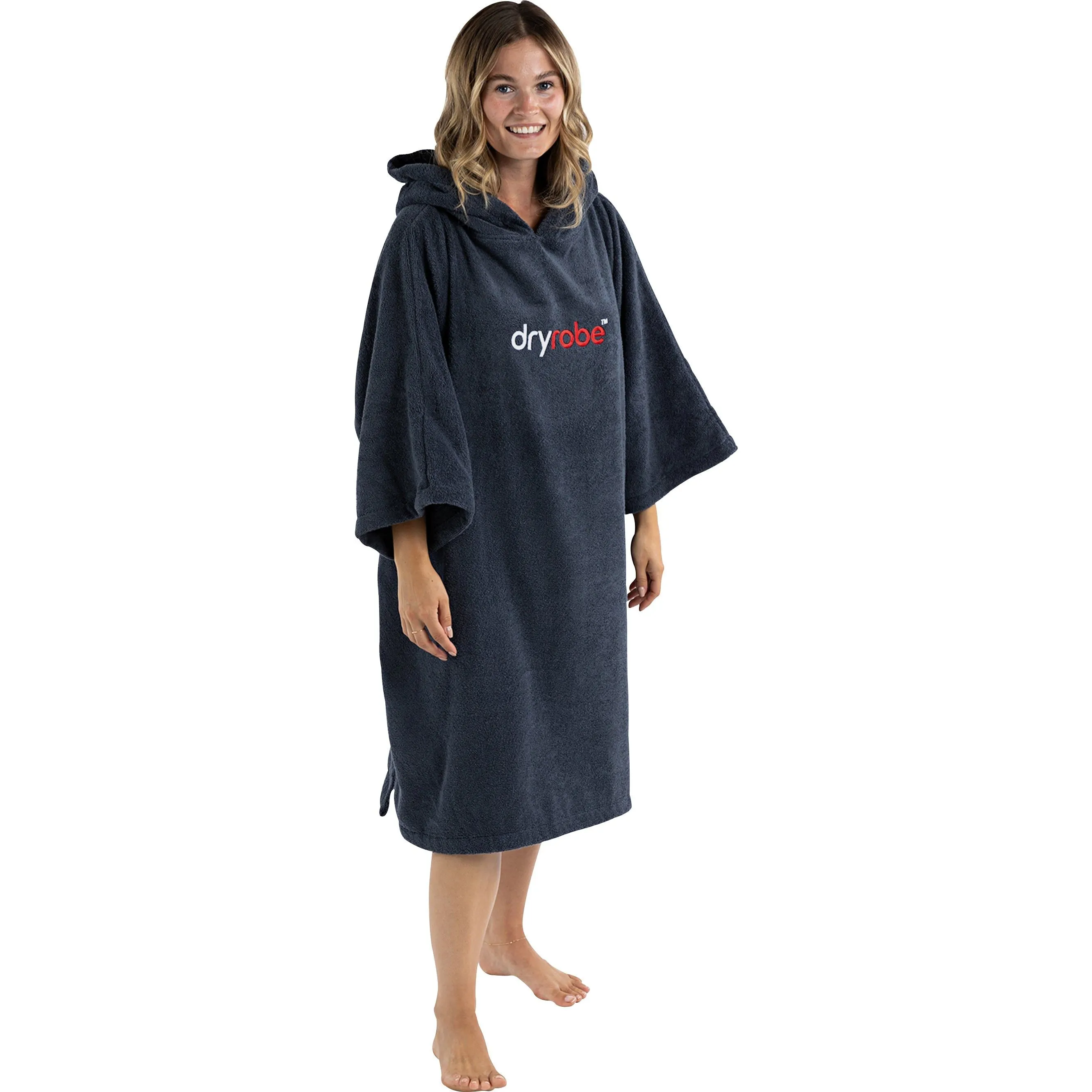 Dryrobe Organic Towel Changing Robe - Navy