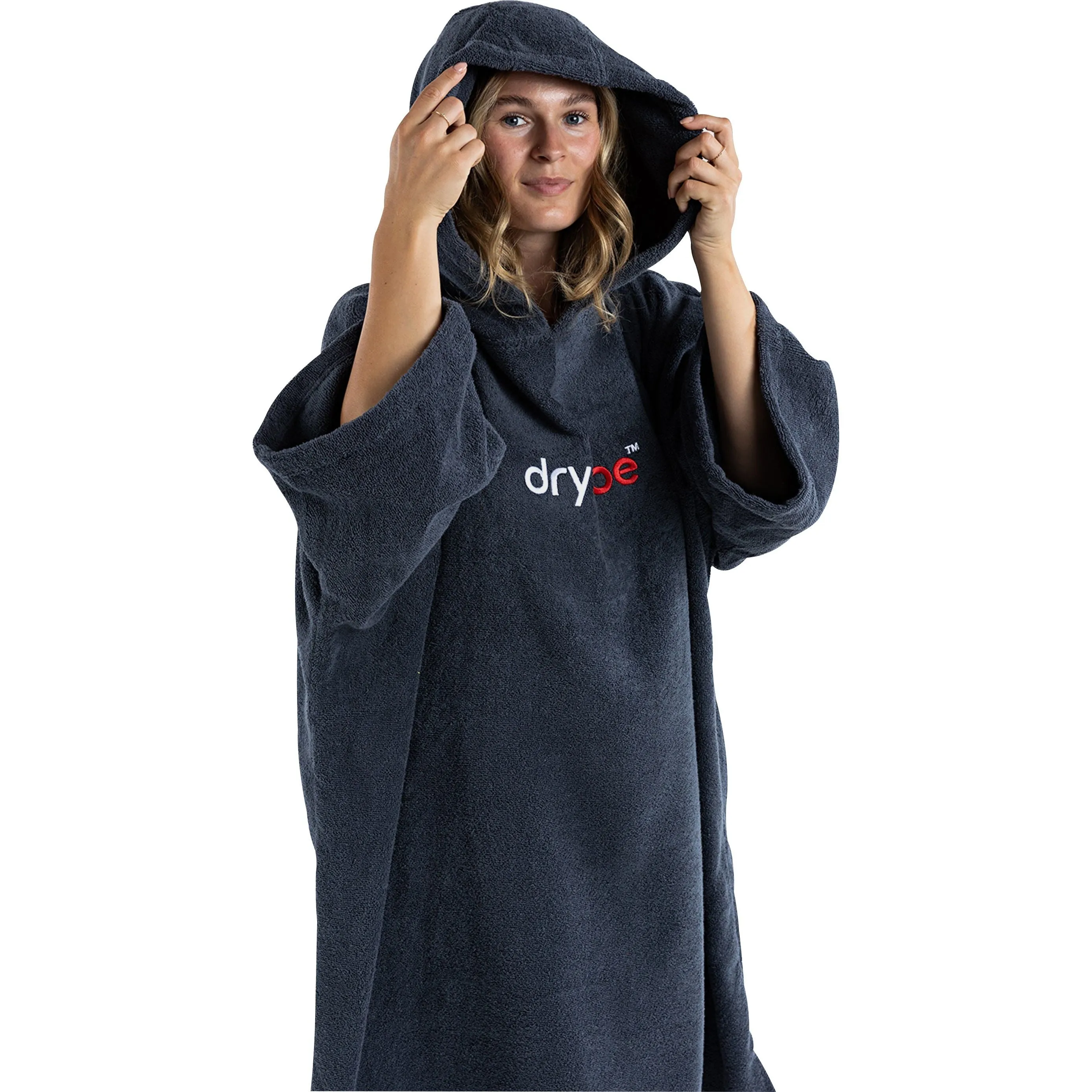 Dryrobe Organic Towel Changing Robe - Navy