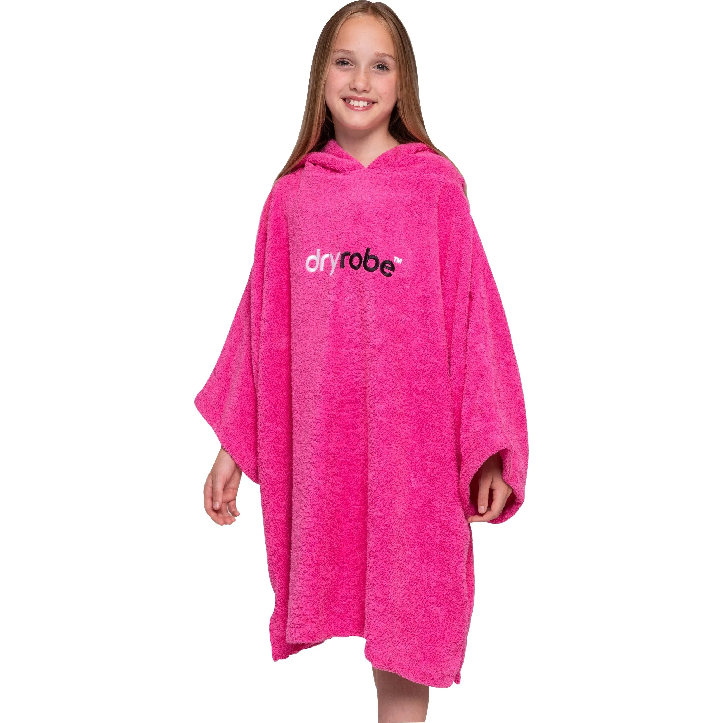 Dryrobe Organic Towel Junior Changing Robe - Pink