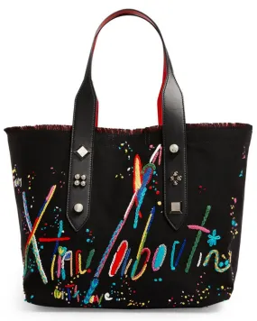 Frangibus Medium Tote Bag in Black Multicolor