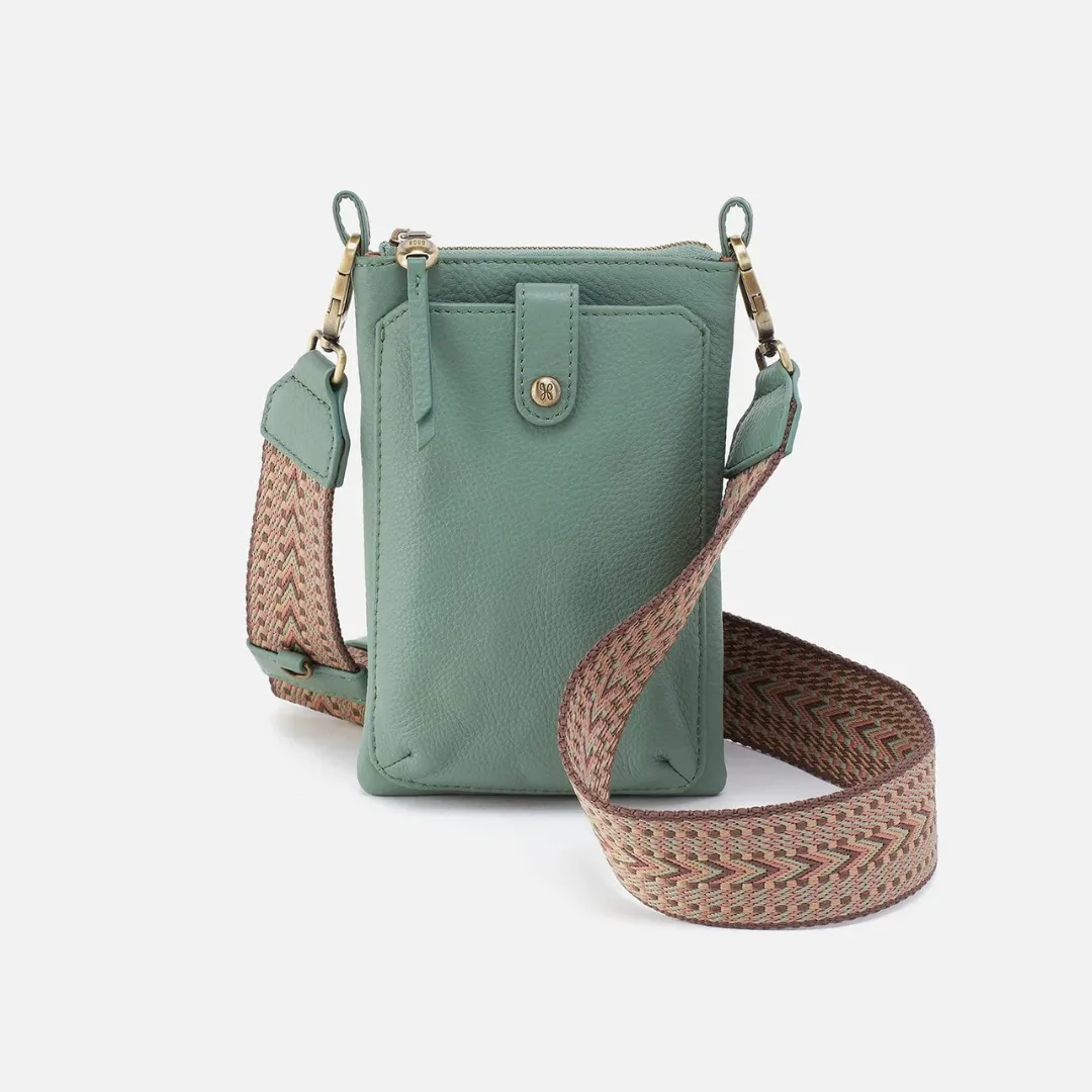 Hobo Cass Phone Crossbody Pebbled Leather - Ivy