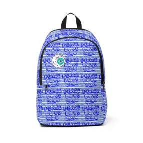 Insook Hwang's art_Love and Peace_Eyeball_Unisex Fabric Backpack