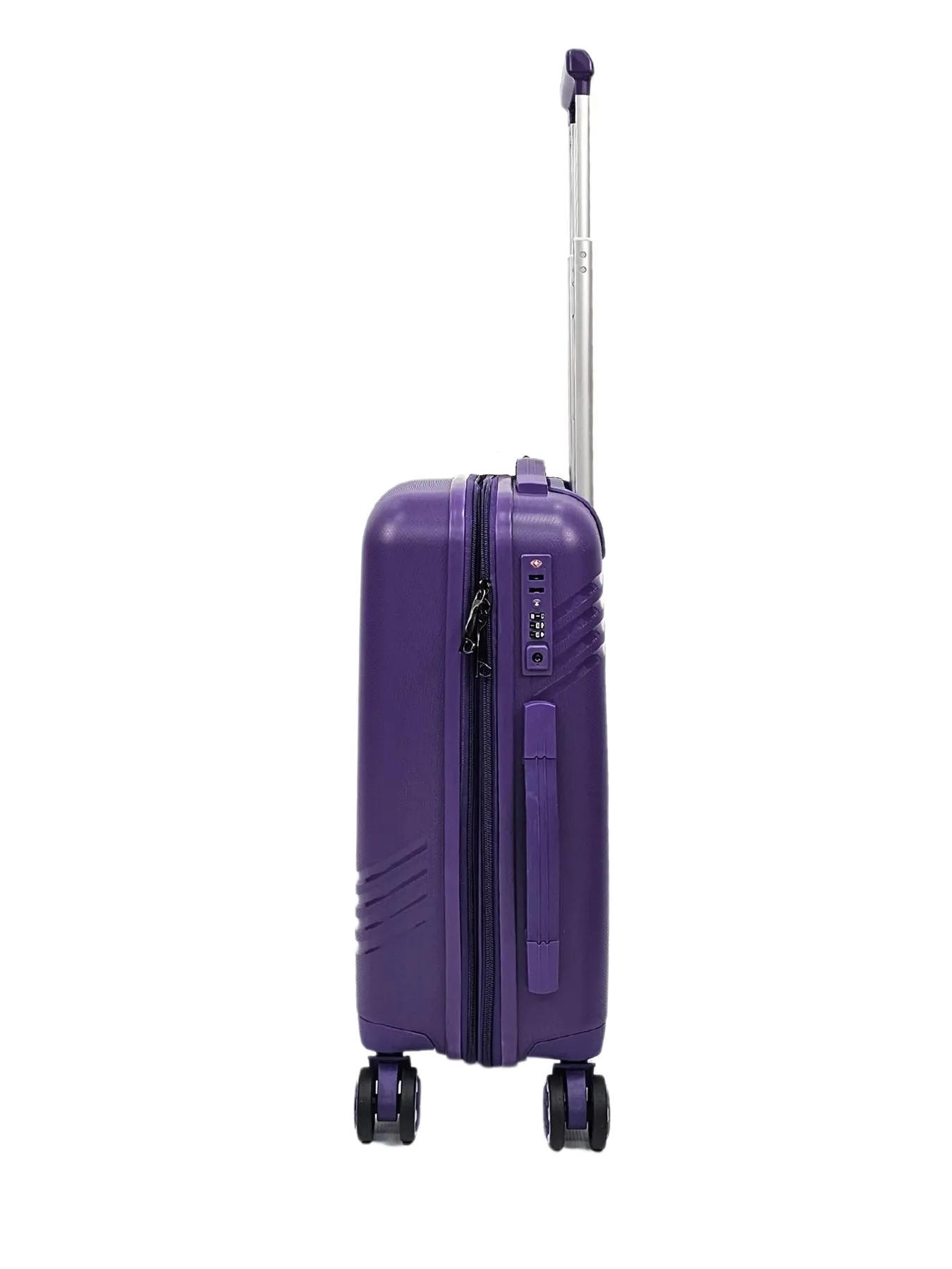 Luggage Suitcase Travel Bag Carry On Hand Cabin Check in Hard-Shell 4 Spinner Wheels Trolley Set