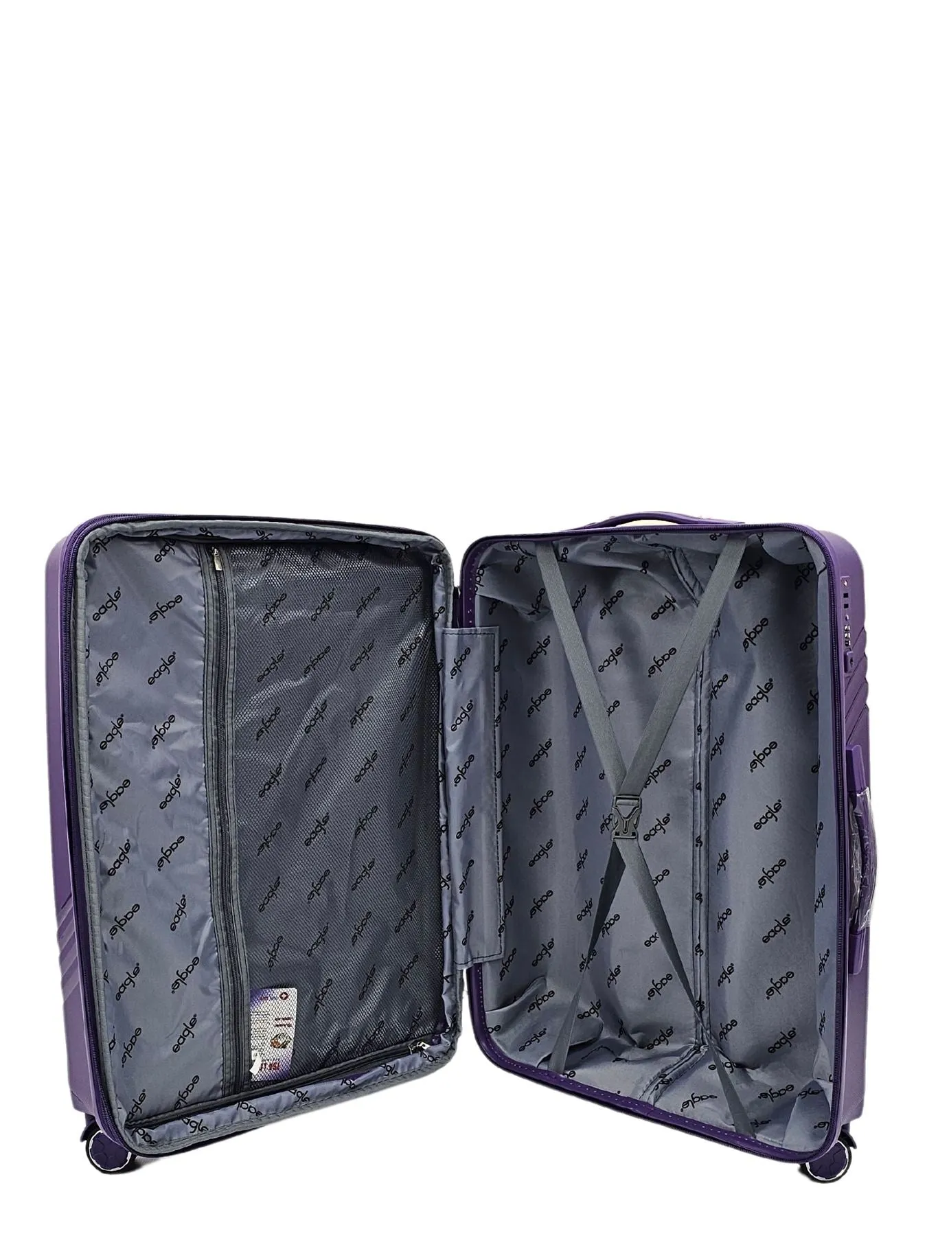 Luggage Suitcase Travel Bag Carry On Hand Cabin Check in Hard-Shell 4 Spinner Wheels Trolley Set