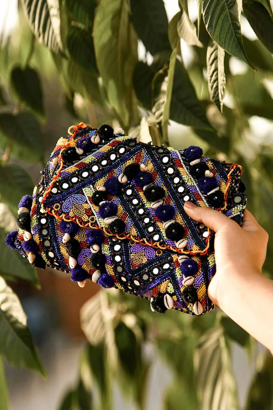 Multicolour Jamun Hunger Clutch