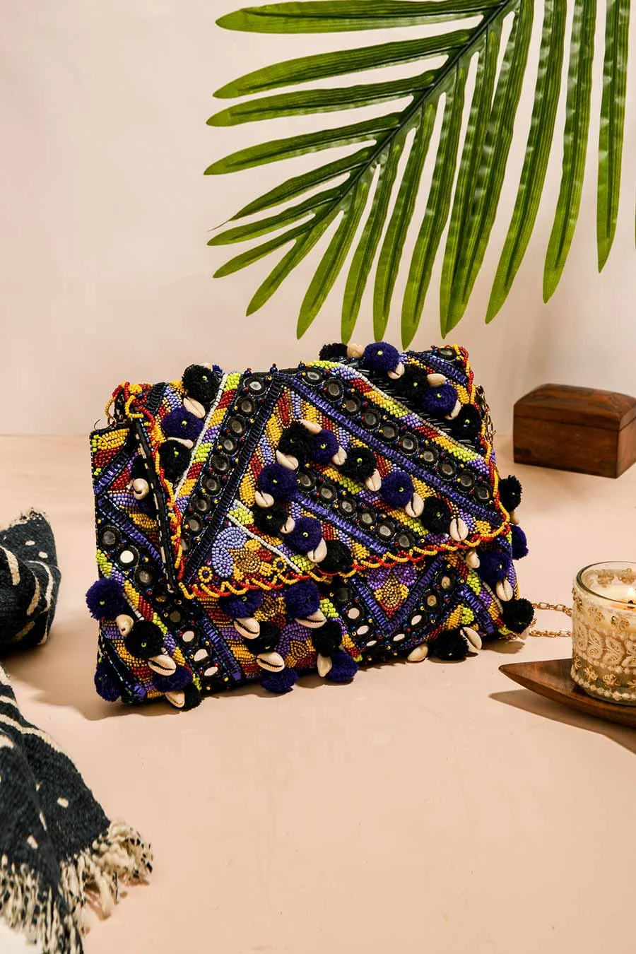 Multicolour Jamun Hunger Clutch