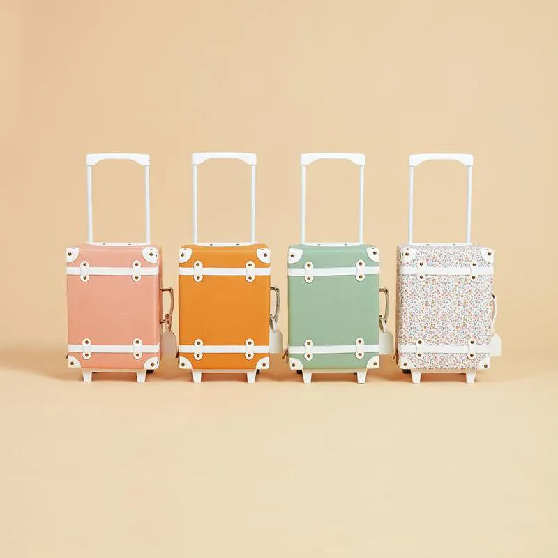 Olli Ella See-Ya Suitcase - Blush