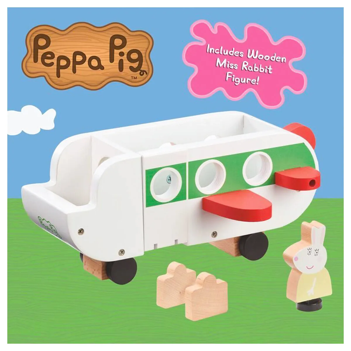 Peppa Pig Wooden Aeroplane