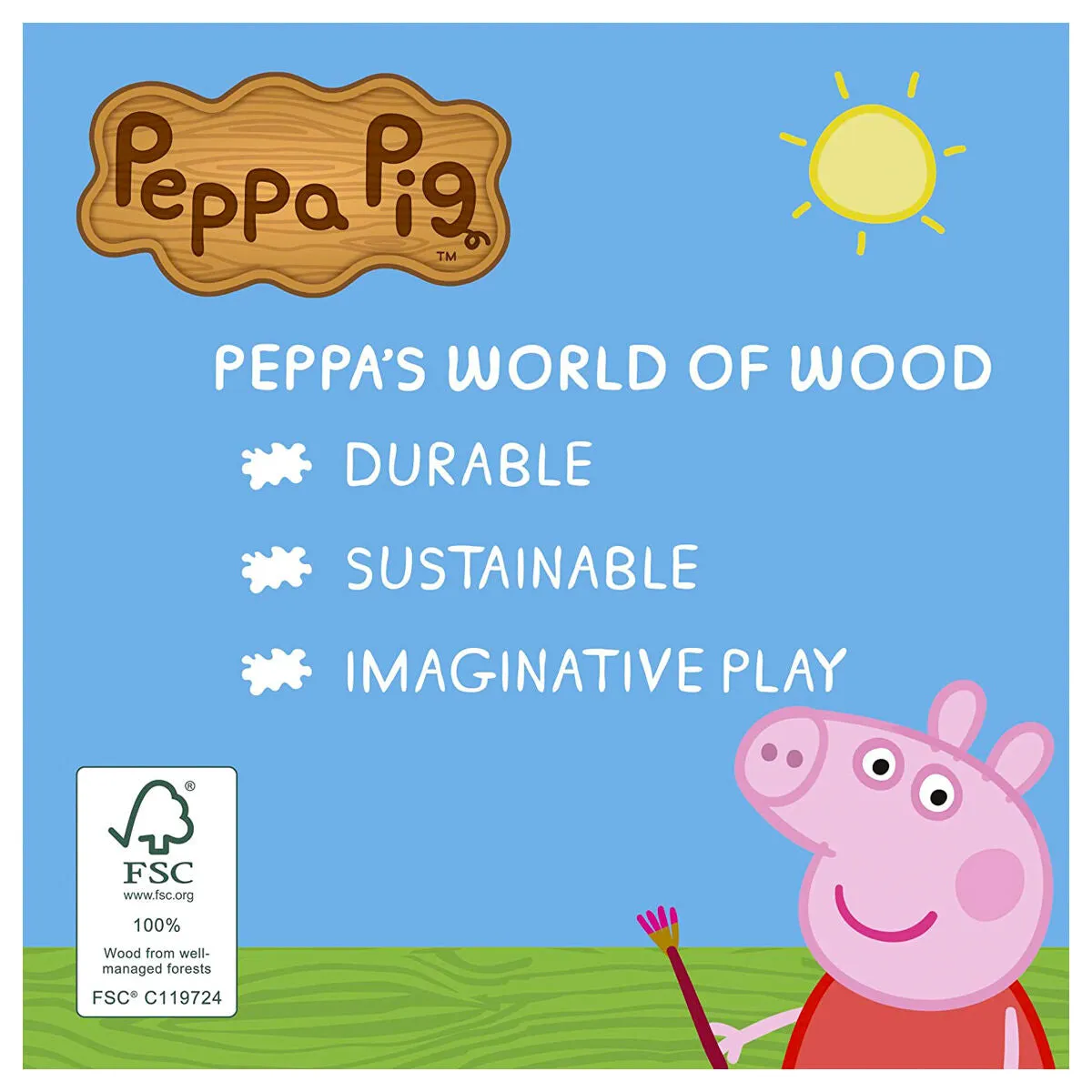 Peppa Pig Wooden Aeroplane