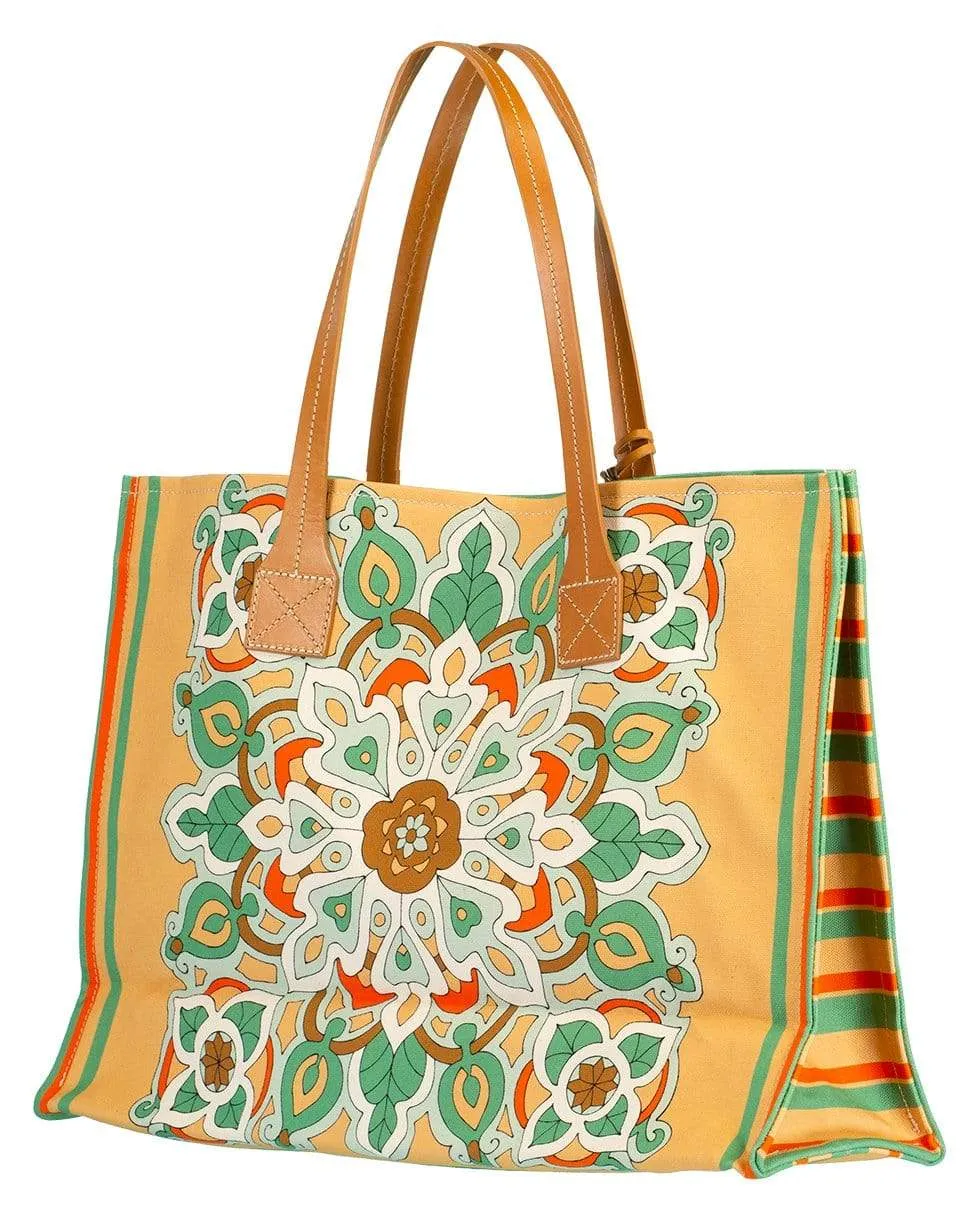 Savoia Print Canvas Tote Bag