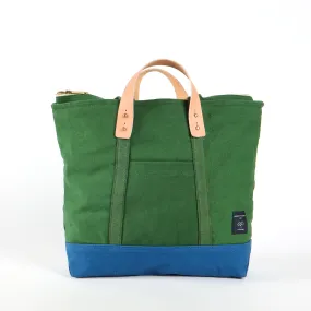 Small Zipper Tote | Pine Ocean