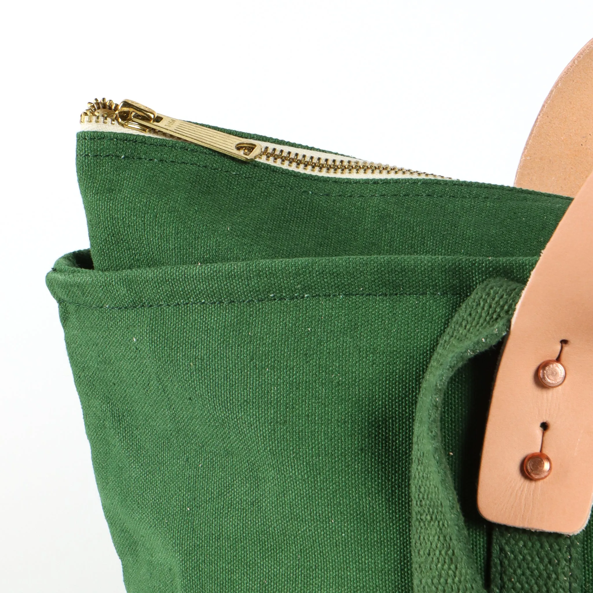 Small Zipper Tote | Pine Ocean