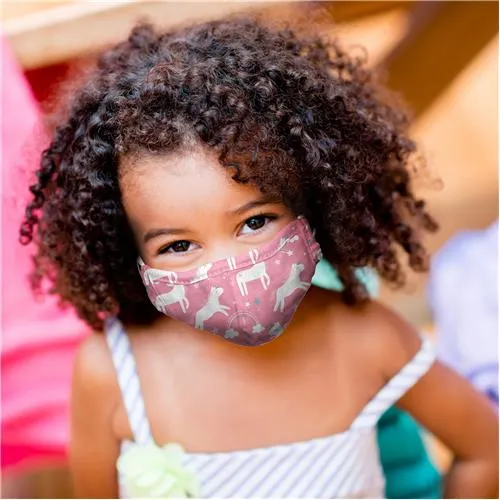 STEPHEN JOSEPH KIDS ALL OVER PRINT ACCESSORIES  - KID SIZED FACE MASKS