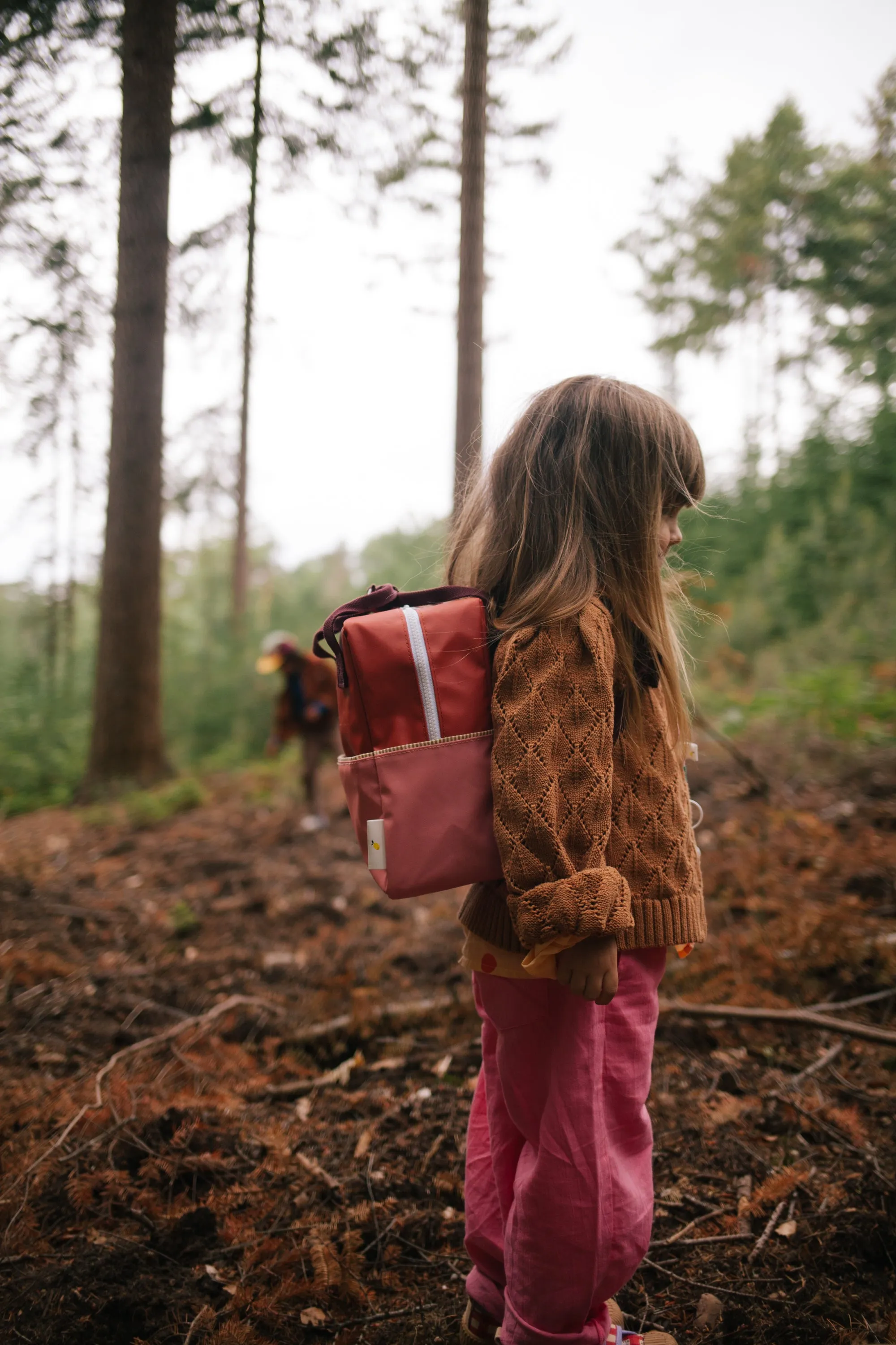 Sticky Lemon Colourblocking Small Backpack, Love Story Red/Moonrise Pink