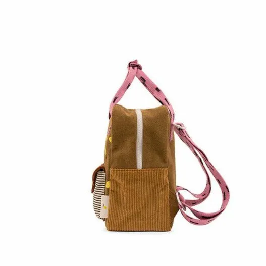 Sticky Lemon Corduroy Collection Small Backpack, Digon/Gingerbread