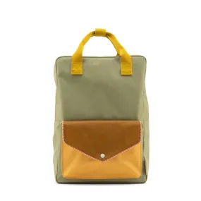 Sticky Lemon Special Edition Envelope Collection Large Backpack, Map Green