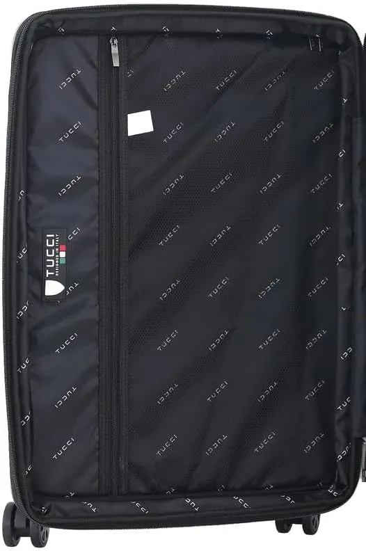 TUCCI In Love II 28” Large Hardside Checked Suitcase