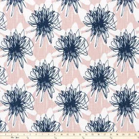 Unity Blush Slub Canvas Fabric By Premier Prints