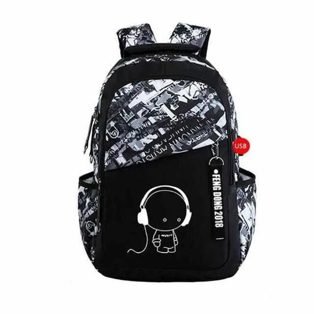 Waterproof School Bags - Large Backpack For Teenagers