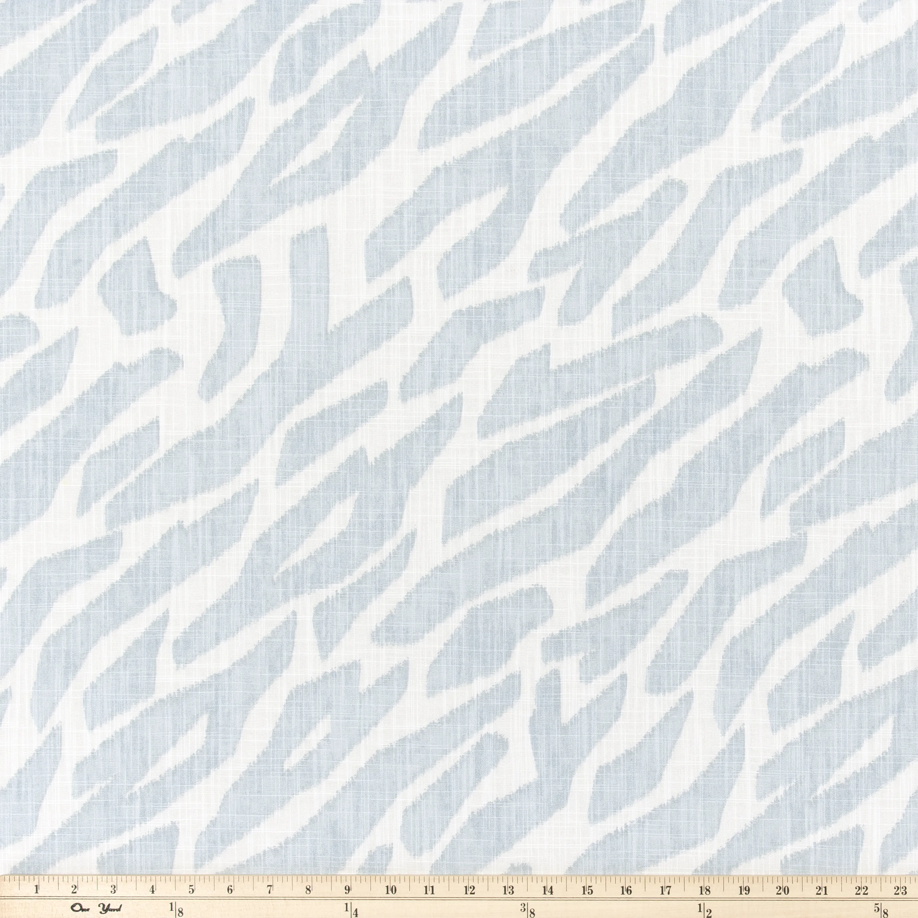 Zany Mineral Blue Slub Canvas Fabric By Premier Prints